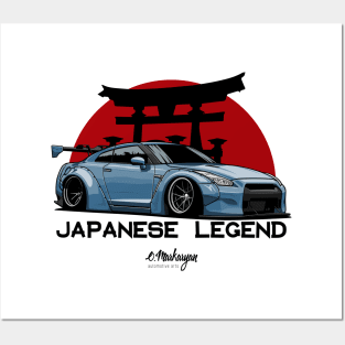 Nissan GTR Posters and Art